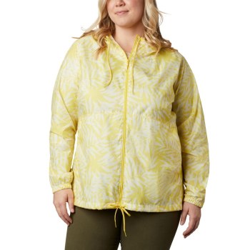 Dámské Bundy Columbia Flash Forward Printed Windbreaker Plus Size Žluté VWAOXD941